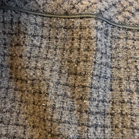 J Crew grey tweed knee-length skirt - Picture 3 of 4